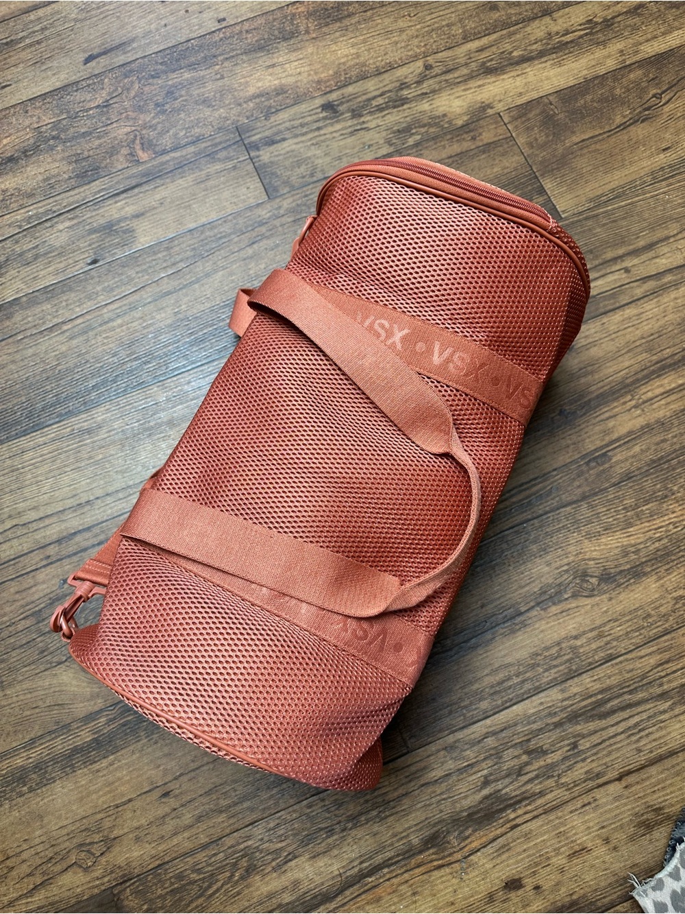 VSX Rust Orange Mesh Duffel Bag - Picture 2 of 4